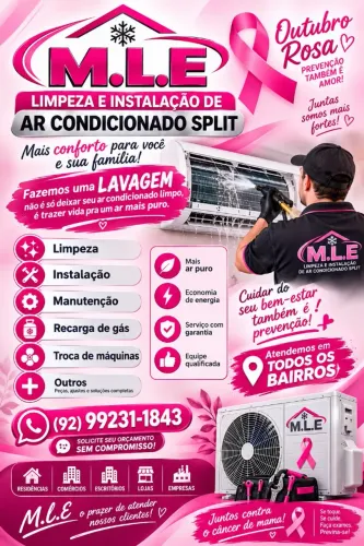 Limpeza de ar condicionado split