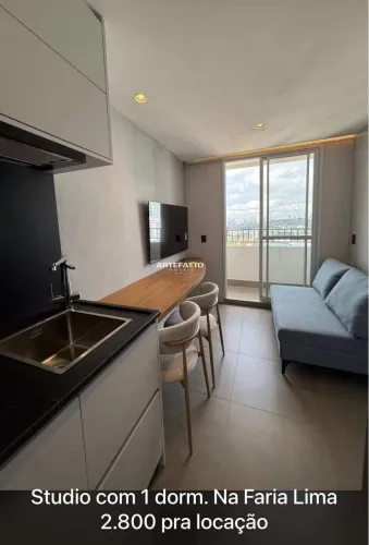 Studio para alugar em São Paulo, Pinheiros, com 1 quarto, 25m²