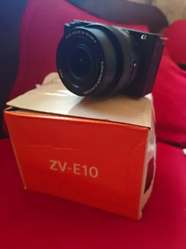 Câmera Sony zve10 16-50mm alpha como NOVA NAO ACEITO TROCAS