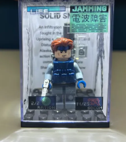 Metal Gear Solid - Solid Snake - Blocos De Montar