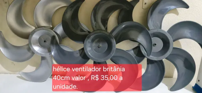 Hélice ventilador britânia 40cm 