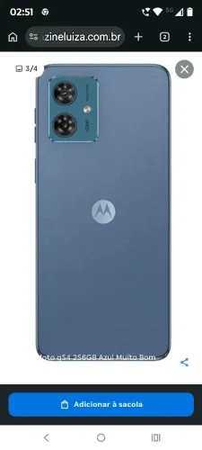 Moto g54 256 gb 8gb de ran 5g
