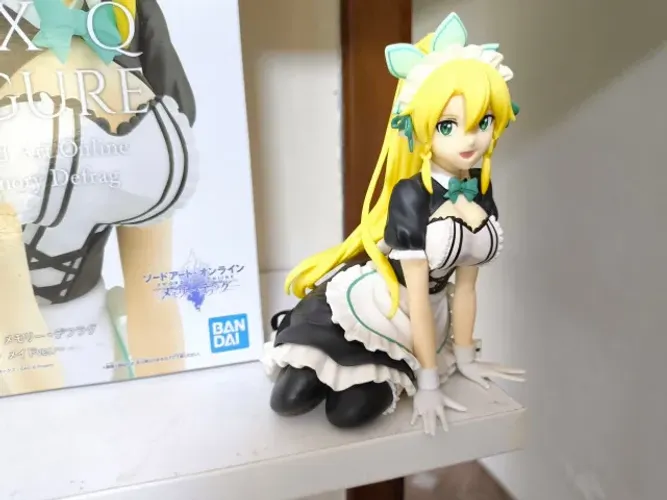 [Anime Figure] - Sword Art Online Memory Defrag - Leafa - EXQ Figure - Maid ver. (Bandai)