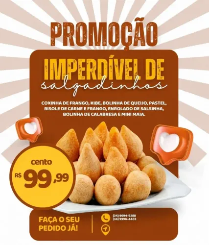 Salgadinhos para festa