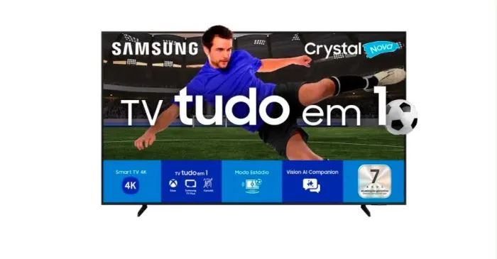 Tv 85 polegadas Samsung CRYSTAL 8600F Nova lacrada