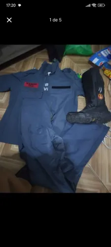 Roupa para bombeiro civil