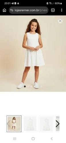 Vestido infantil novo tamanho 11/12 Renner!!!