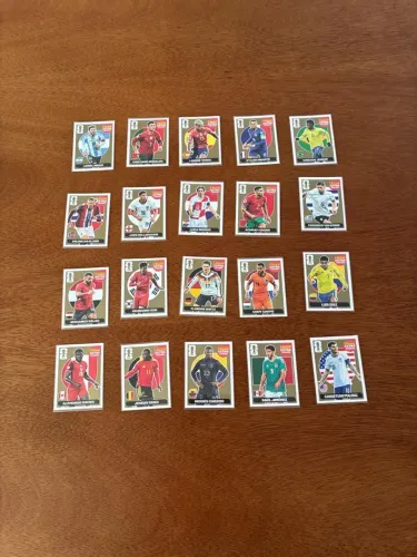 Coleção completa legends ouro 2026 (20 figurinhas sem repetição)