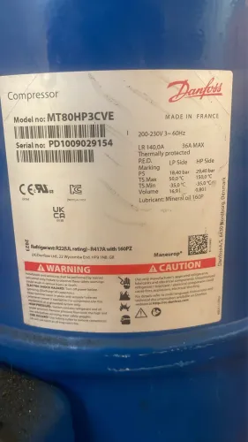 Danfoss MT80 Compressor