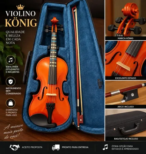 violino nunca usado