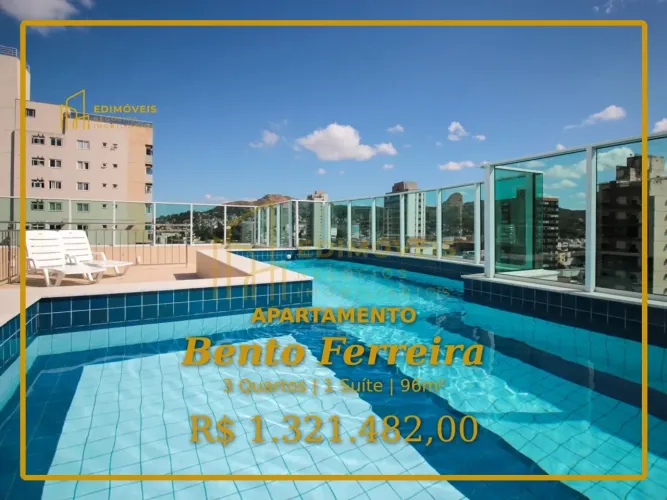 Incrível Apartamento de 3 Quartos em Bento Ferreira, Vitória