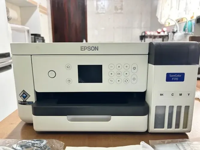 Epson SureColor F170 Cor Branco + tintas 