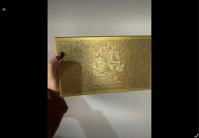 Box lendários yugioh 120 cartas originais