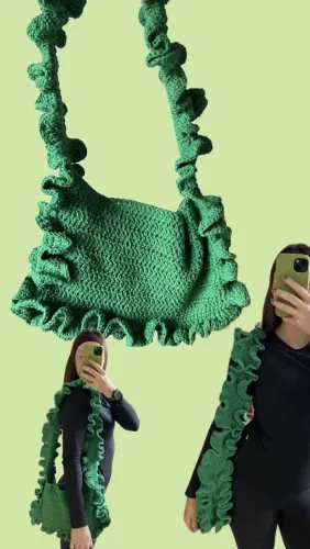 bolsa de crochê