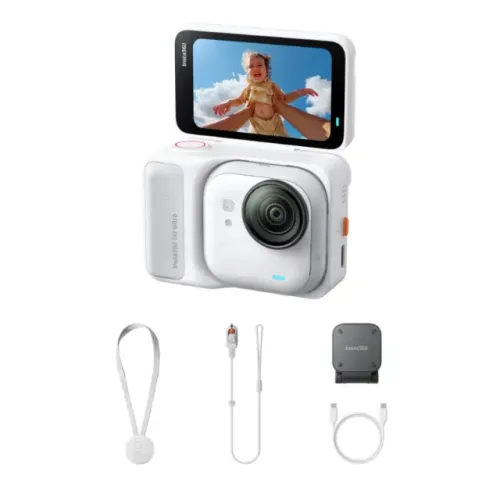 Insta360 GO Ultra Branca 4K60fps Lançamento Melhor que Go Pro Câmera de Ação Magnética FOV