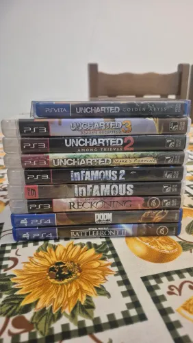 Lote jogos PS3 PS4 e PS Vita