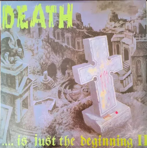 Disco de vinil "Death... is just the beggining II" (original dos anos 1990)