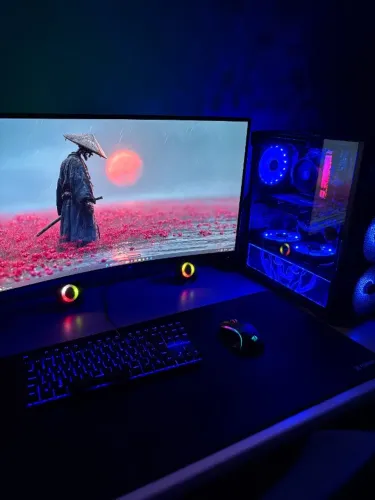 PC Gamer Completo Ryzen 5 + RX 5600 XT + 32GB RGB + Monitor 2K 165Hz