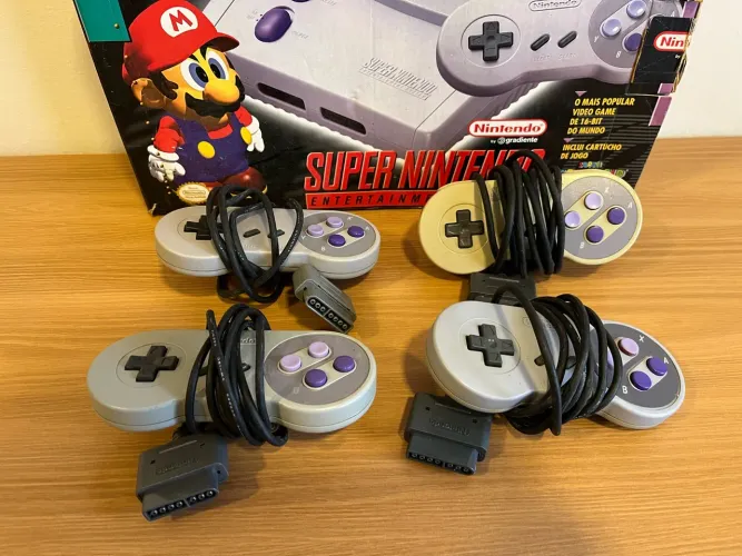 4 Controles Super Nintendo