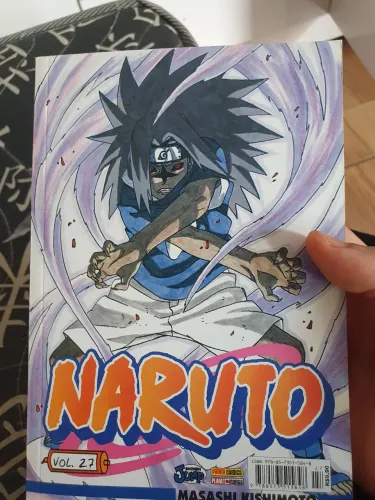 Manga Clássico Panini 27- Naruto com poster. ***USADO***