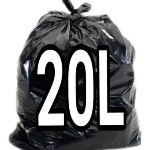 Sacos De Lixo 20 Litros Preto Resistente 100un