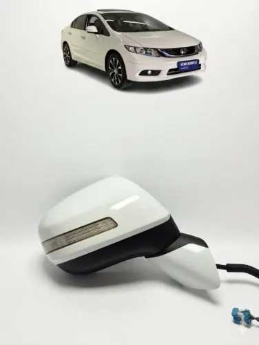 Retrovisor Honda Civic G9 Elétrico C/Pisca 2012 2013 2014/16 Direito