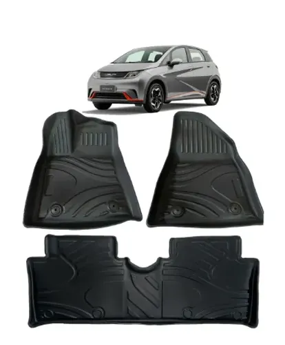 Tapete Automotivo BYD Dolphin - Jogo Completo 3D Impermeável