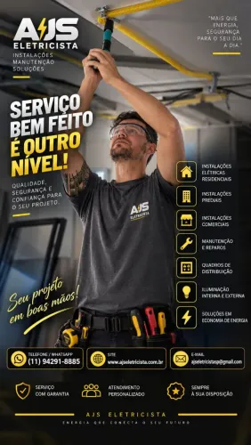 Eletricista Residencial e Comercial - São Paulo