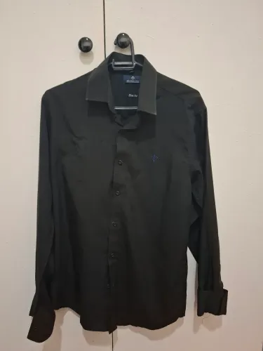 Camisa Dudalina Slim Fit Preta