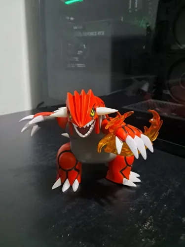 Action Figure Pokémon - Groudon 13cm~15cm