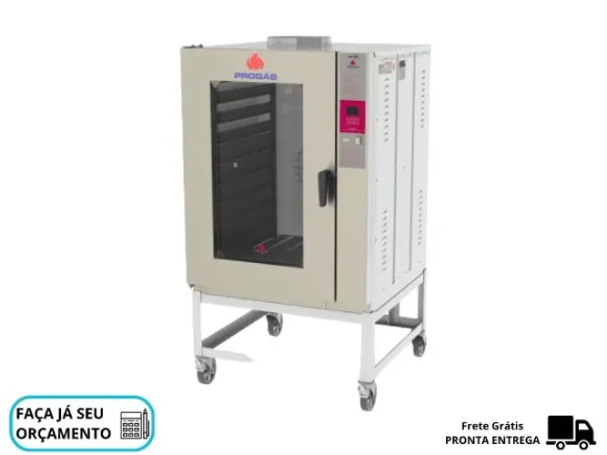 Forno Turbo 10 Esteiras a Gás Progás Bivolt
