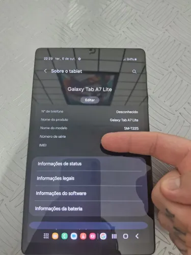 Tablet Samsung A7 lite 4G