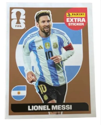 Figurinha Lionel messi bronze