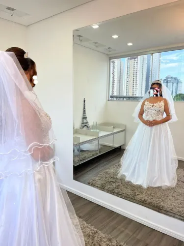 Vestido de Noiva + Véu
