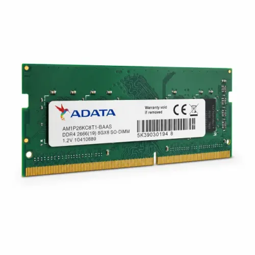 Memória RAM DDR4 Adata 8GB 2666MHz - AM1P26KC8T1-BAAS