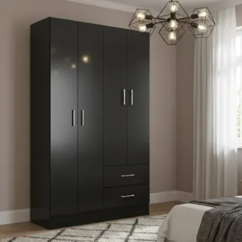 Guarda Roupa 4 portas Panan - Entrega Rápida 