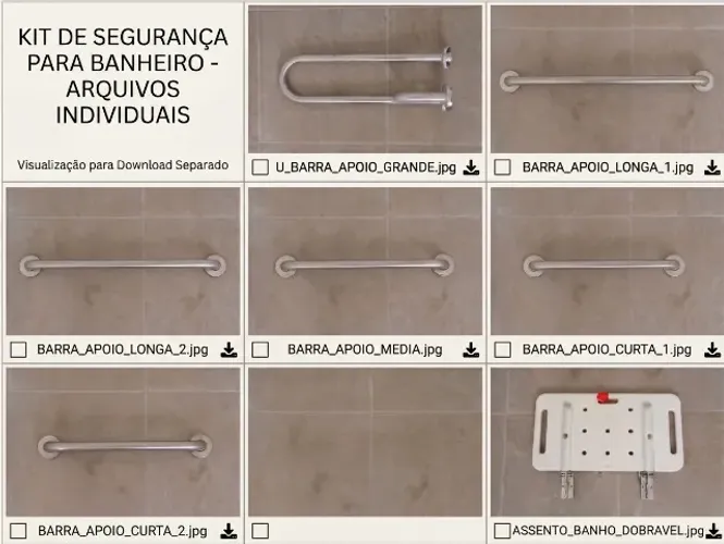 Apoio para Idoso/PCD de INOX