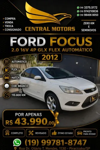 Ford Focus 2.0 16v/se/se Plus Flex 5P Aut. 2012