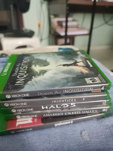 5 jogos de Xbox one por 130