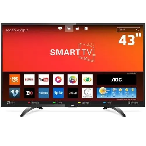 Smart TV 43" Full HD AOC - Estado de Nova / Pouco Uso!