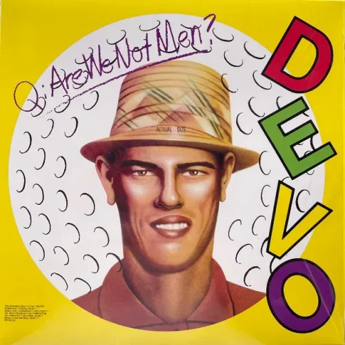 LP Devo - Are We Not Men/We Are Devo (1978) - Vinil BRANCO Importado USA (Edição Limitada)