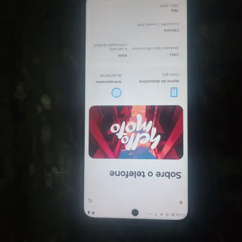 Vendo telefone celular moto g 05 em bom estado,
