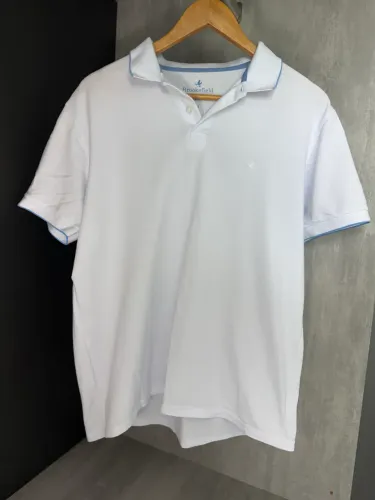 Polo Brooksfield Branca tam M