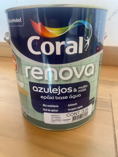 Tinta epóxi base d?água 3,6