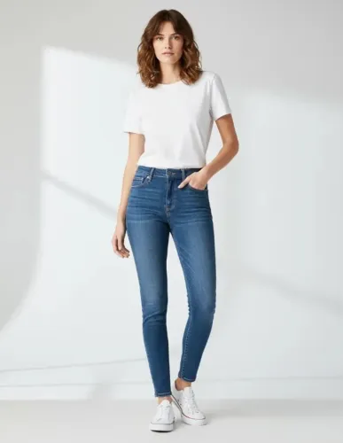 calça levis cintura alta para usar com bota montaria