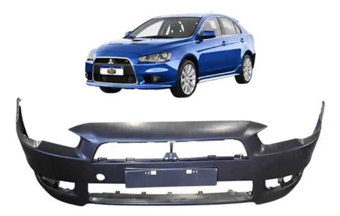Para-choque Dianteiro Lancer 2011 A 2019 Hle Preto