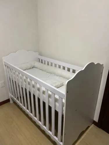 Berço Branco com Colchão