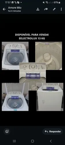 Lavadora eletrolux 13 kg