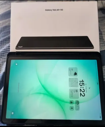 Pra sair hj Tablet A11+(5G entrada pra chip) Novo Na garantia