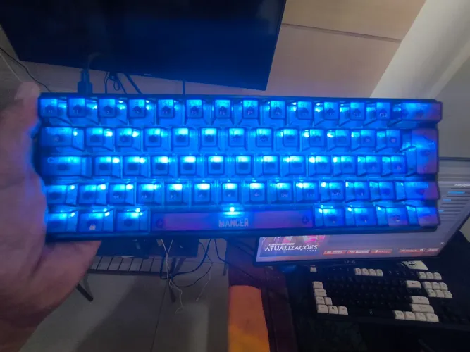 Vendo teclado magnético mancer amethyst rgb